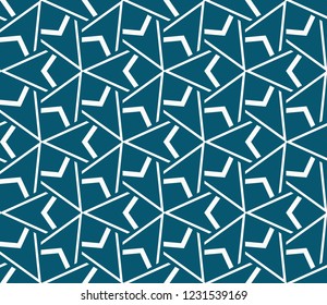 Decorative seamless geometric pattern. Vector illustration.