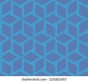 Decorative seamless geometric pattern. Vector illustration.