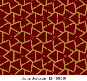 Decorative seamless geometric pattern. Vector illustration.