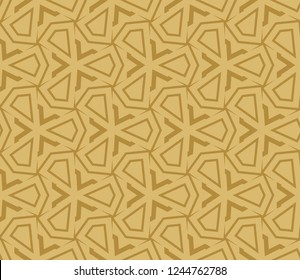 Decorative seamless geometric pattern. Vector illustration.