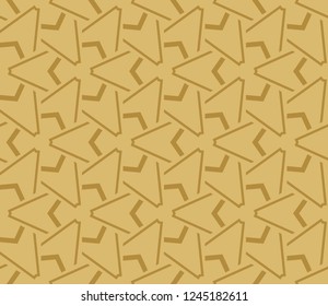 Decorative seamless geometric pattern. Vector illustration.