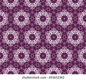 Decorative seamless geometric pattern. Vector illustration.