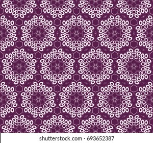 Decorative seamless geometric pattern. Vector illustration.