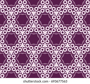 Decorative seamless geometric pattern. Vector illustration.