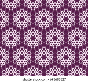 Decorative seamless geometric pattern. Vector illustration.
