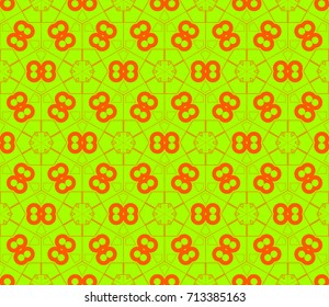 Decorative seamless geometric pattern. Vector illustration.