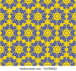 Decorative seamless geometric pattern. Vector illustration.