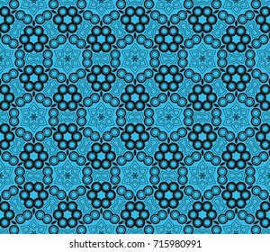 Decorative seamless geometric pattern. Vector illustration.