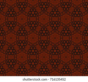 Decorative seamless geometric pattern. Vector illustration.