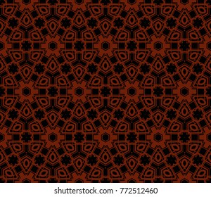 Decorative seamless geometric pattern. Vector illustration.