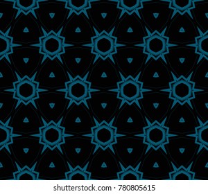 Decorative seamless geometric pattern. Vector illustration.