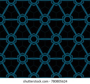 Decorative seamless geometric pattern. Vector illustration.