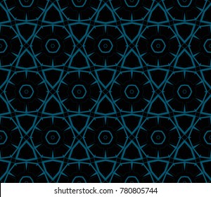 Decorative seamless geometric pattern. Vector illustration.
