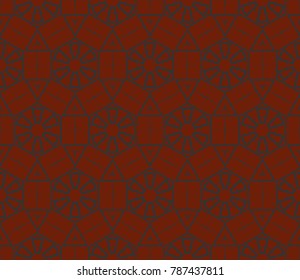 Decorative seamless geometric pattern. Vector illustration.
