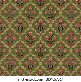 decorative  seamless  ornaments  pattern background design