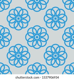 decorative seamless patern for interiors 