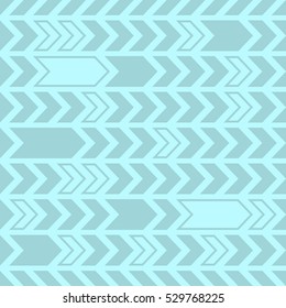 Decorative seamless pattern abstract arrows design