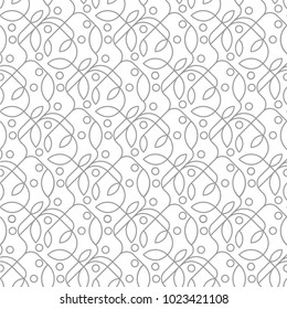 decorative seamless pattern with abstract lines can used to be print banner or background 