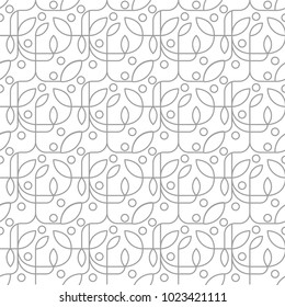decorative seamless pattern with abstract lines can used to be print banner or background 