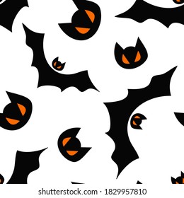 Decorative seamless pattern with Bats Illustrations. Vector For printing on packaging, textiles, wrapping paper and other materials.
