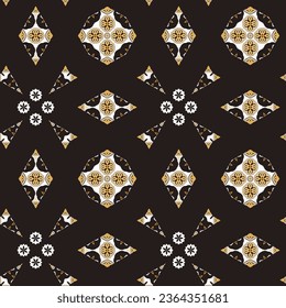 Decorative seamless pattern with beautiful elements designs can be used for backgrounds, motifs, home textile, wallpapers, fabrics, gift wrapping, templates. Design Paper For Scrapbook. Vector.