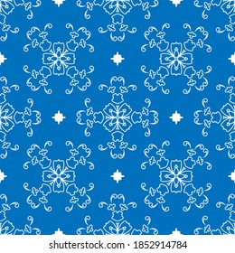 Decorative seamless pattern with beautiful flowers texture designs can be used for backgrounds, motifs, home textile, wallpapers, fabrics, gift wrapping, templates. Design Paper For Scrapbook. Vector.