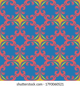 Decorative seamless pattern with beautiful texture designs can be used for backgrounds, motifs, home textile, wallpapers, fabrics, gift wrapping, templates. Design Paper For Scrapbook. Vector.