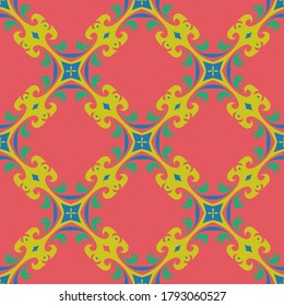 Decorative seamless pattern with beautiful texture designs can be used for backgrounds, motifs, home textile, wallpapers, fabrics, gift wrapping, templates. Design Paper For Scrapbook. Vector.