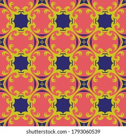Decorative seamless pattern with beautiful texture designs can be used for backgrounds, motifs, home textile, wallpapers, fabrics, gift wrapping, templates. Design Paper For Scrapbook. Vector.