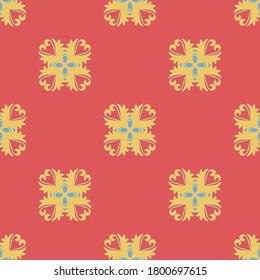 El diseño decorativo sin fisuras con hermosos diseños de textura se puede usar para fondos, motivos, textil doméstico, papeles pintados, telas, envoltura de regalo, plantillas. Papel De Diseño Para Scrapbook. Vector.