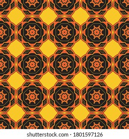 Decorative seamless pattern with beautiful texture designs can be used for backgrounds, motifs, home textile, wallpapers, fabrics, gift wrapping, templates. Design Paper For Scrapbook. Vector.