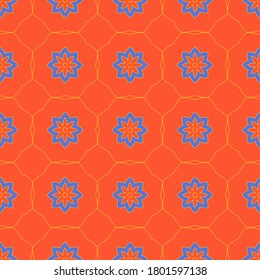 Decorative seamless pattern with beautiful texture designs can be used for backgrounds, motifs, home textile, wallpapers, fabrics, gift wrapping, templates. Design Paper For Scrapbook. Vector.