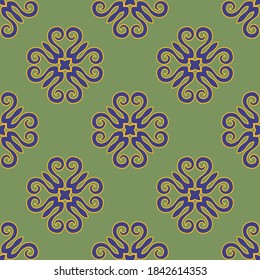 Decorative seamless pattern with beautiful texture designs can be used for backgrounds, motifs, home textile, wallpapers, fabrics, gift wrapping, templates. Design Paper For Scrapbook. Vector.