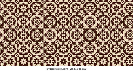 Decorative seamless pattern brown and vanila color, seamless pattern, decorative pattern, brown color,