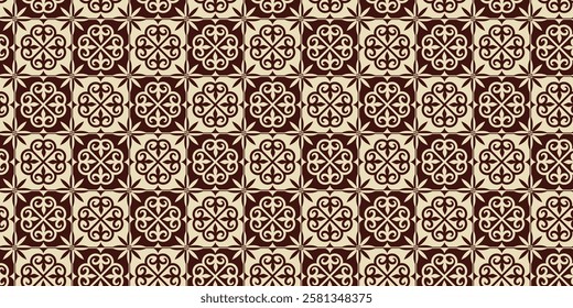 Decorative seamless pattern brown and vanila color, seamless pattern, decorative pattern, brown color,