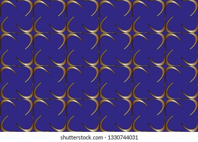 Decorative seamless pattern. Endless pattern for Wallpaper, textile, packaging, printing, Luxury  vector pattern. 