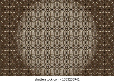 Decorative seamless pattern. Endless pattern for Wallpaper, textile, packaging, printing, . Luxury  vector pattern.   