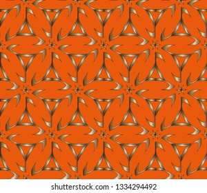 Decorative seamless pattern. Endless pattern for Wallpaper, textile, packaging, printing, Luxury vector 