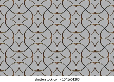 Decorative seamless pattern. Endless pattern for Wallpaper, textile, packaging, printing, interior, cloth. Traditional ethnic ornament for your design. 