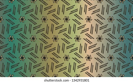 Decorative seamless pattern. Endless pattern for Wallpaper, textile, packaging, printing, cloth. Abstract texture. Traditional ethnic ornament for your design. Oriental style. Background screensaver, 