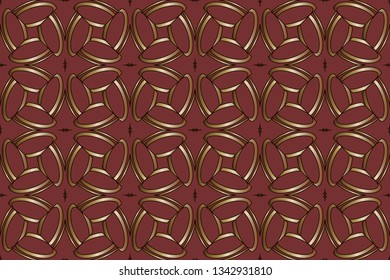 Decorative seamless pattern. Endless pattern for Wallpaper, textile, packaging, printing, cloth. Abstract texture. Traditional ethnic ornament for your design. Oriental style. Background screensaver, 