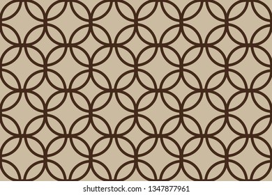 Decorative seamless pattern. Endless pattern for Wallpaper, textile, packaging, printing, cloth. Abstract texture. Traditional ethnic ornament for your design. Oriental style. brown color, 