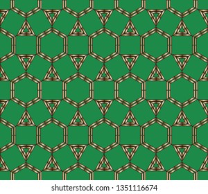 Decorative seamless pattern. Endless pattern for Wallpaper, textile, packaging, printing, cloth. Abstract texture. Traditional ethnic ornament for your design. Oriental style. Vector illustration, 