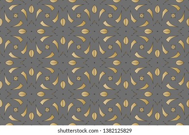 Decorative seamless pattern. Endless pattern for Wallpaper, textile, packaging, printing, Luxury vector 