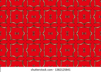 Decorative seamless pattern. Endless pattern for Wallpaper, textile, packaging, printing, Luxury vector 