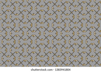 Decorative seamless pattern. Endless pattern for Wallpaper, textile, packaging, printing, Luxury vector 
