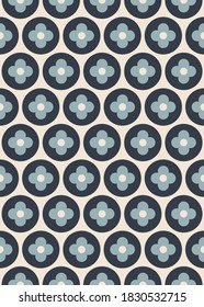 Decorative seamless pattern for fabric, wallpaper, packing. Vector illustration.