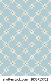 Decorative seamless pattern for fabric, wallpaper, packing. Vector illustration.