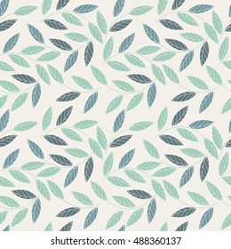 Decorative seamless pattern with flowers and leaves can be used for design fabric, textile, linen, tile, wallpaper and more creative designs.