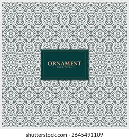 Decorative Seamless Pattern with Geometric Element for Textile or Background